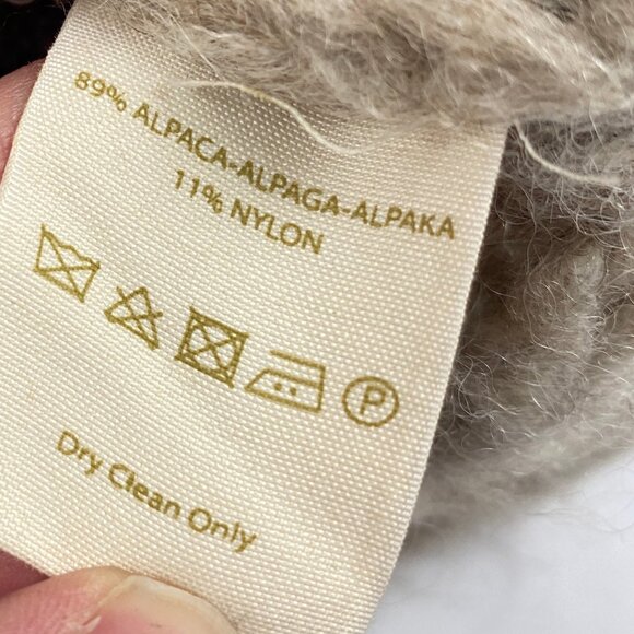 Free People Chunky Knit Sweater Women's Size M Alpaca Blend - Picture 15 of 16